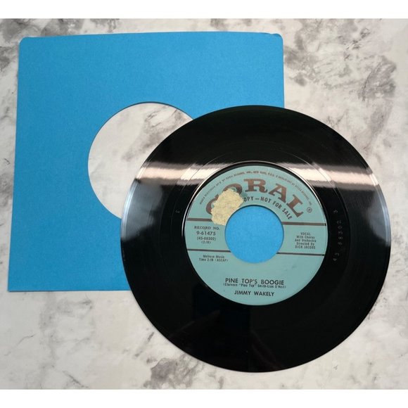 Jimmy Wakely Pine Top's Boogie / I Belong to You 45 Country Rockabilly Promo Dec - Picture 3 of 4